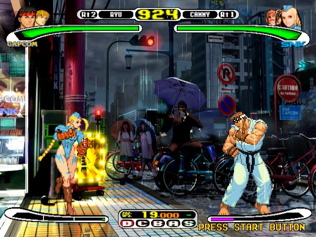 Capcom vs. SNK: Millennium Fight 2000 Pro in-game screen image #1 