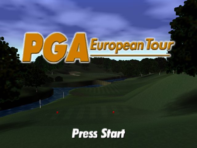 PGA European Tour  title screen image #1 