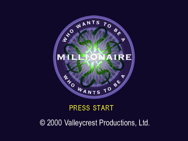 Who Wants To Be A Millionaire Second Edition  title screen image #1 