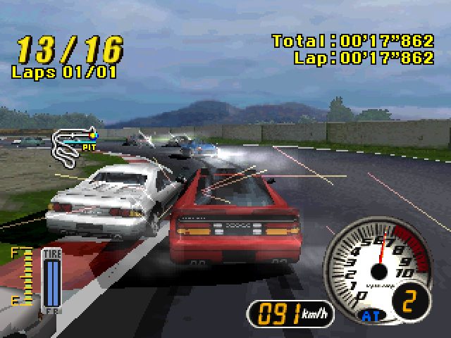 Advan Racing  in-game screen image #2 