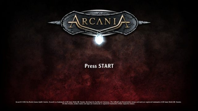 ArcaniA - A Gothic Tale  title screen image #1 