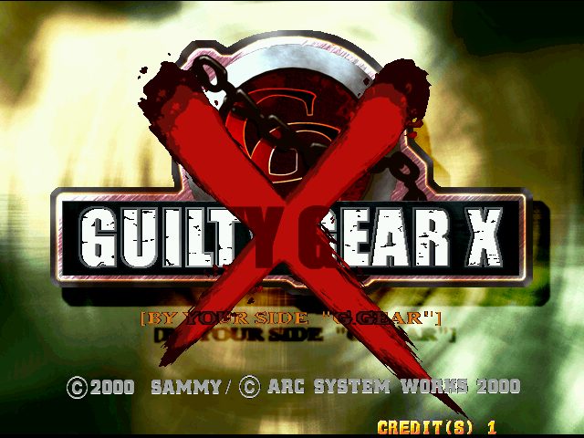 Guilty Gear X - By Your Side  title screen image #1 
