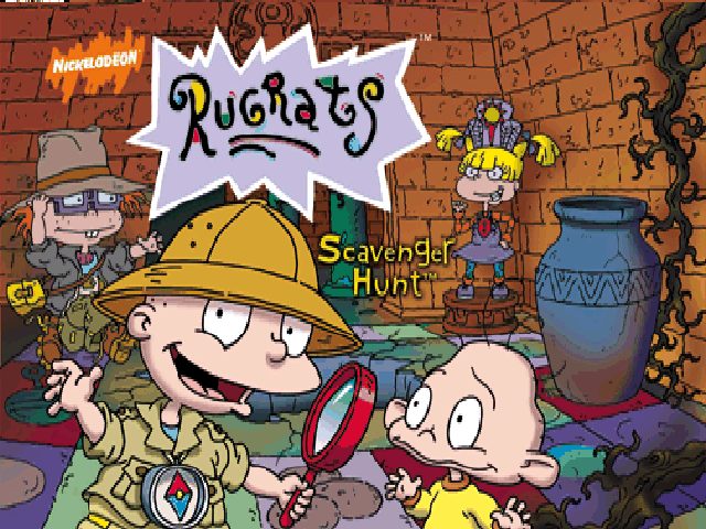 Rugrats: Scavenger Hunt title screen image #1 