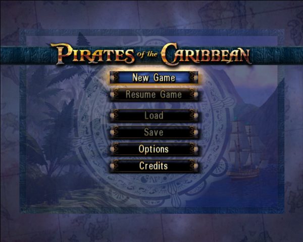 Pirates of the Caribbean title screen image #1 