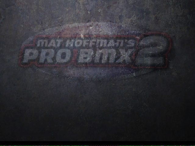 Mat Hoffman's Pro BMX 2 title screen image #1 