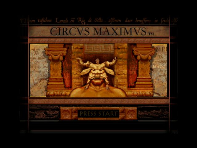 Circus Maximus: Chariot Wars title screen image #1 