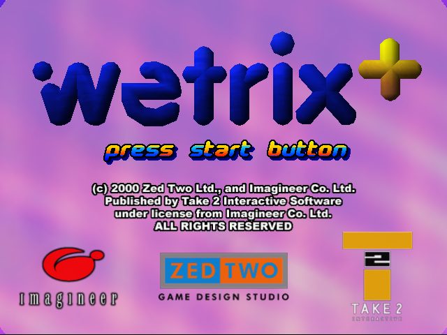 Wetrix+ title screen image #1 