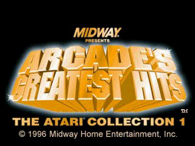 Arcade's Greatest Hits: The Atari Collection 1 title screen image #1 