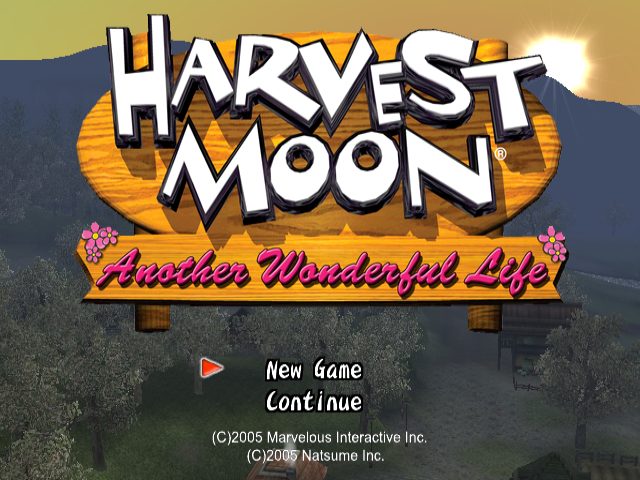 Harvest Moon: Another Wonderful Life  title screen image #1 