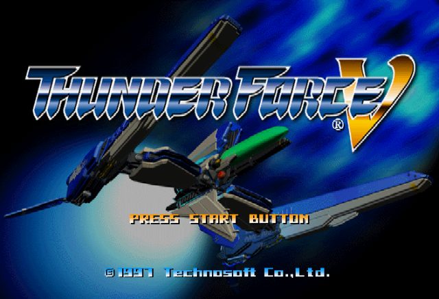Thunder Force V title screen image #1 