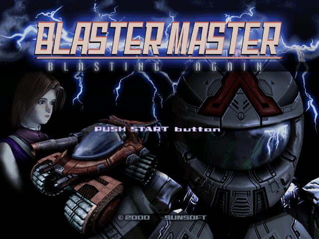 Blaster Master  title screen image #1 