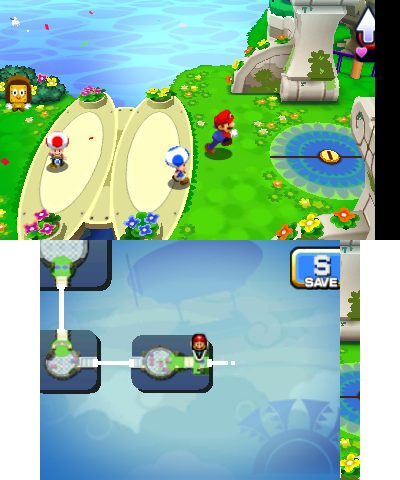 Mario & Luigi: Dream Team Bros.  in-game screen image #1 