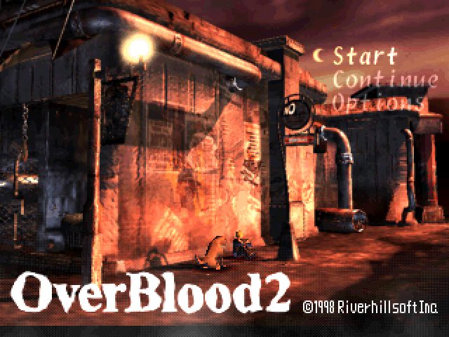 OverBlood 2 title screen image #1 