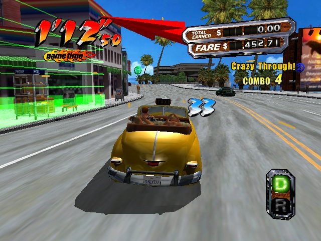 Crazy Taxi 3: High Roller  in-game screen image #1 