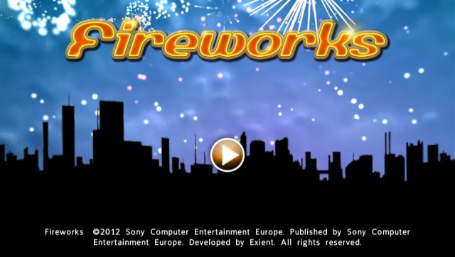 Fireworks title screen image #1 