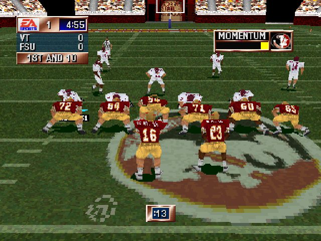 NCAA Football 2001 in-game screen image #1 