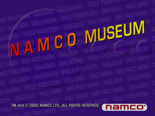 Namco Museum title screen image #1 