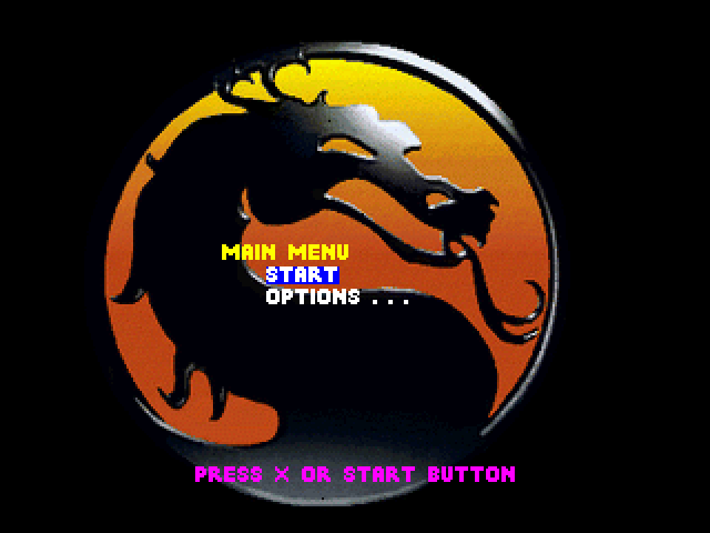 Mortal Kombat II  title screen image #1 