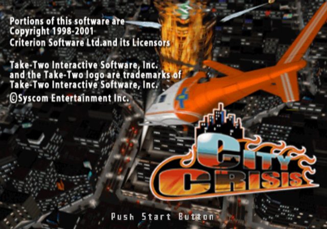 City Crisis title screen image #1 