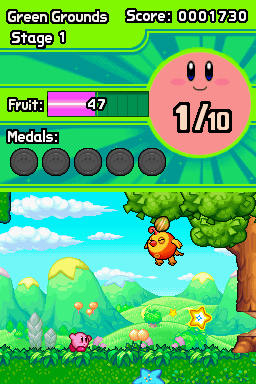 Kirby Mass Attack  in-game screen image #1 