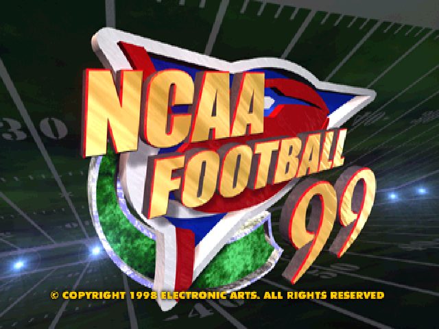 NCAA Football '99 title screen image #1 