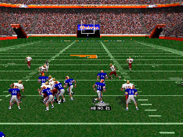 NCAA Football '98 in-game screen image #1 