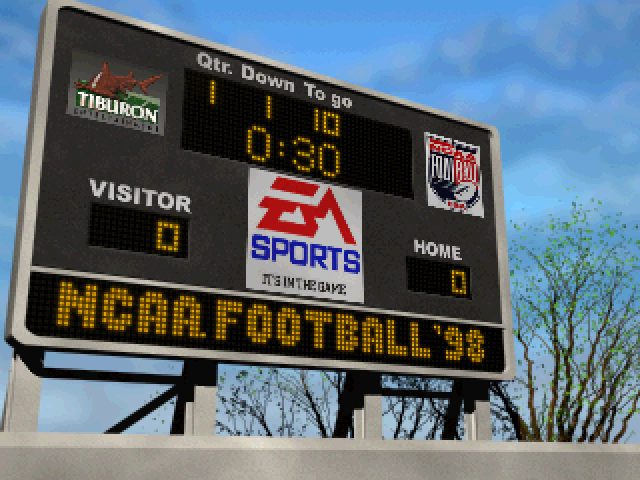 NCAA Football '98 title screen image #1 