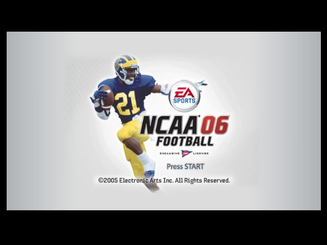 NCAA Football 06 title screen image #1 