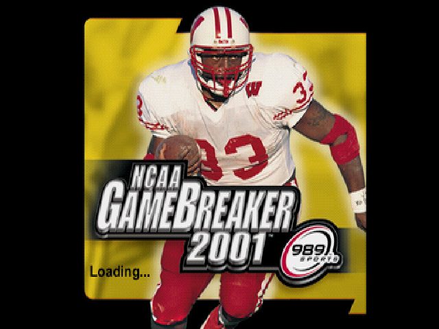 NCAA GameBreaker 2001 title screen image #1 