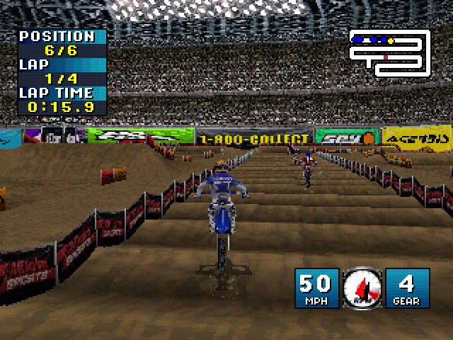 Jeremy McGrath Supercross 2000 in-game screen image #1 