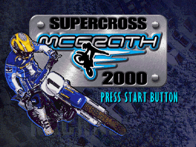 Jeremy McGrath Supercross 2000 title screen image #1 