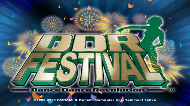DDR Festival: Dance Dance Revolution  title screen image #1 
