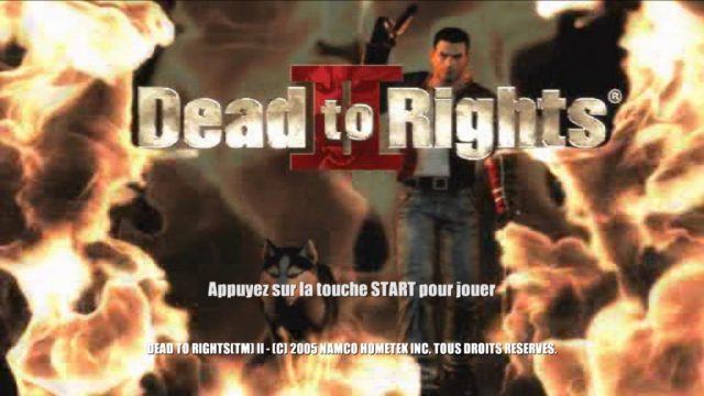 Dead to Rights II title screen image #1 