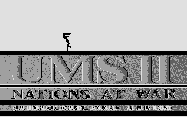UMS II: Nations at War title screen image #1 