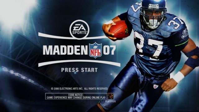 Madden NFL 07 title screen image #1 