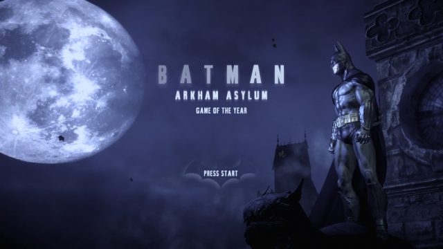 Batman: Arkham Asylum title screen image #1 