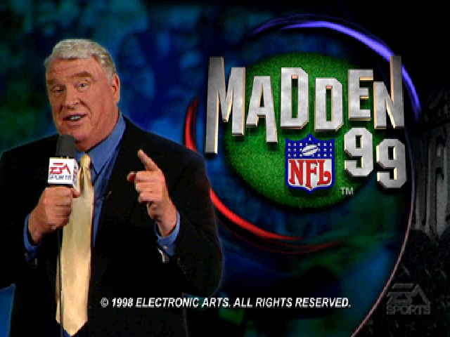 Madden NFL '99 title screen image #1 