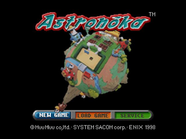 Astronoka  title screen image #1 