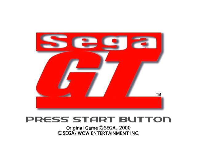 Sega GT  title screen image #1 