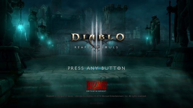 Diablo III  title screen image #1 