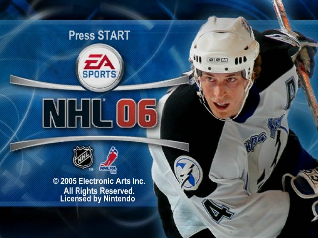 NHL 06 title screen image #1 