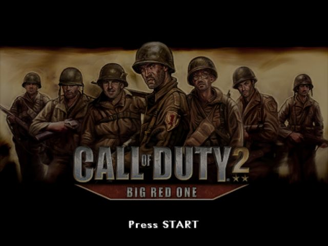 Call of Duty 2: Big Red One title screen image #1 