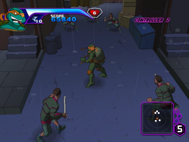 Teenage Mutant Ninja Turtles in-game screen image #1 