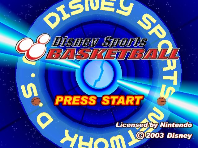 Disney Sports: Basketball title screen image #1 