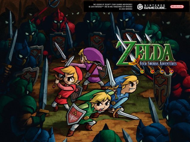 The Legend of Zelda: Four Swords Adventures title screen image #1 