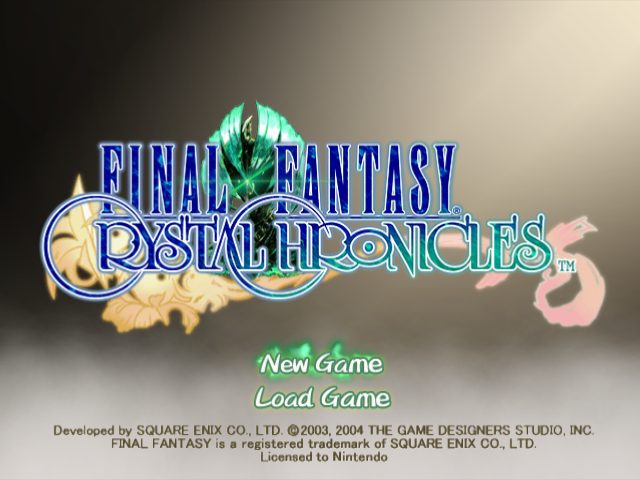 Final Fantasy Crystal Chronicles title screen image #1 