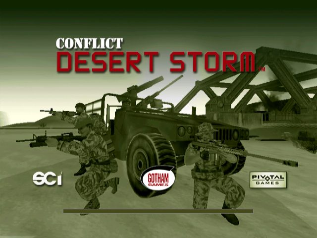 Conflict: Desert Storm title screen image #1 
