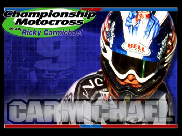 Championship Motocross Featuring Ricky Carmichael  title screen image #1 