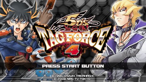 Yu-Gi-Oh! 5D's Tag Force 4  title screen image #1 
