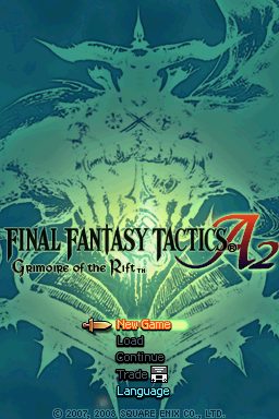 Final Fantasy Tactics A2: Grimoire of the Rift  title screen image #1 